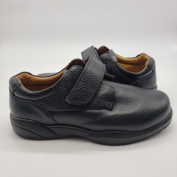 Dr. Comfort men 10XW black William X Double Depth Casual Shoe leather Wide - Picture 1 of 14